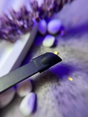 Τσιμπιδάκι διπλής όψης μαύρο χρώμα