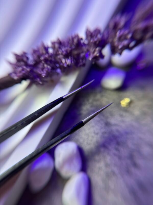 Τσιμπιδάκι διπλής όψης μαύρο χρώμα