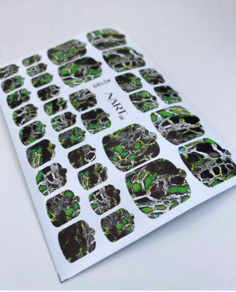 189b Aυτοκόλλητα pedicure No189