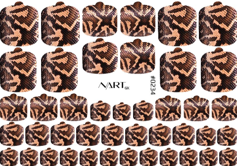 Aυτοκόλλητα wraps για pedicure No234