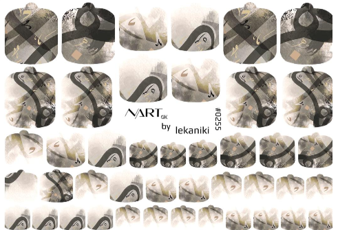 255 Aυτοκόλλητα wraps για Pedicure no255