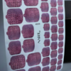 576b Αυτοκόλλητα wraps για pedicure No576