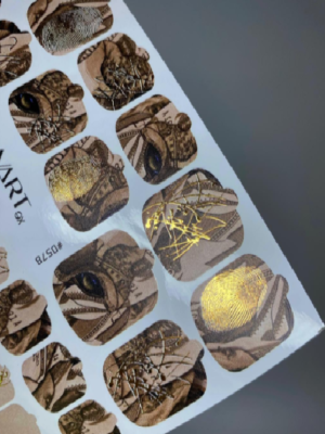 Αυτοκόλλητα wraps για pedicure No578