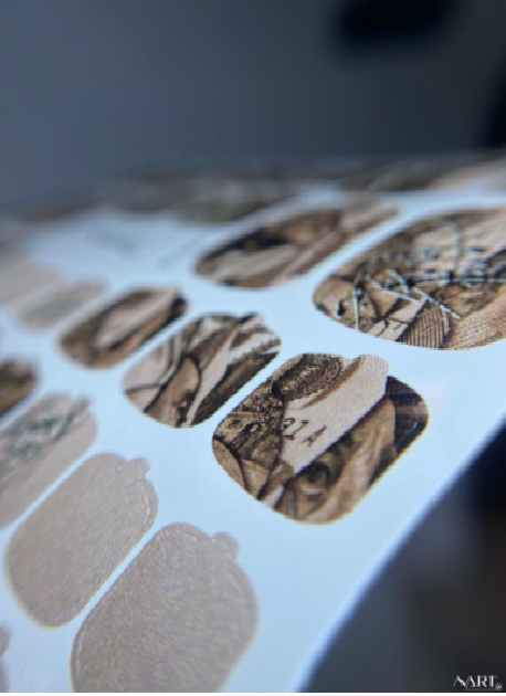 Αυτοκόλλητα wraps για pedicure No578