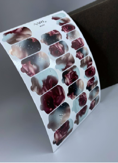 587b Aυτοκόλλητα wraps για manicure No587