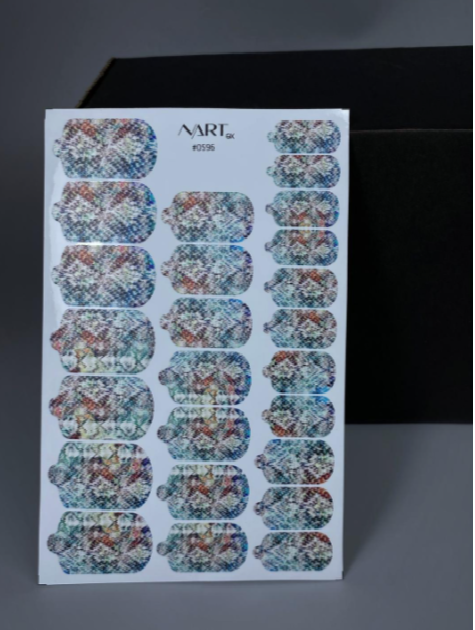 Αυτοκόλλητα wraps για manicure No596