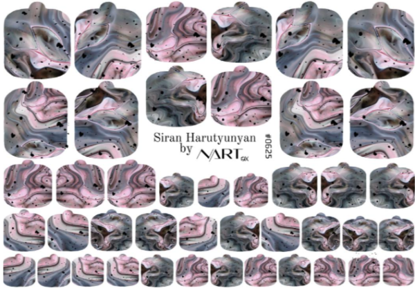 ll Αυτοκόλλητα wraps για Pedicure No625