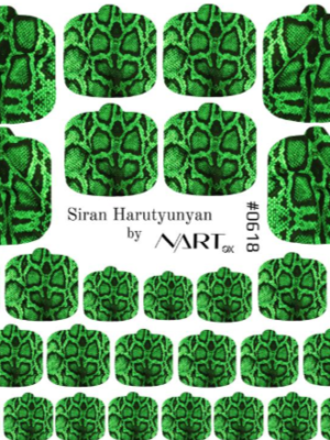 Αυτοκόλλητα wraps για pedicure No618