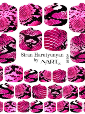 Aυτοκόλλητα wraps για pedicure No630