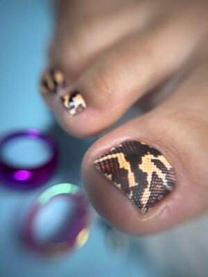 Aυτοκόλλητα wraps για pedicure No234