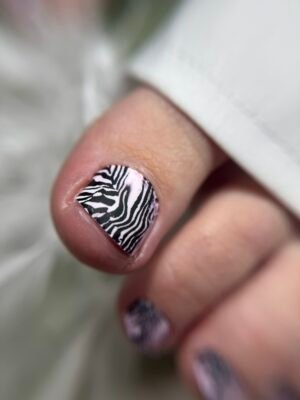 Aυτοκόλλητα wraps για pedicure No417