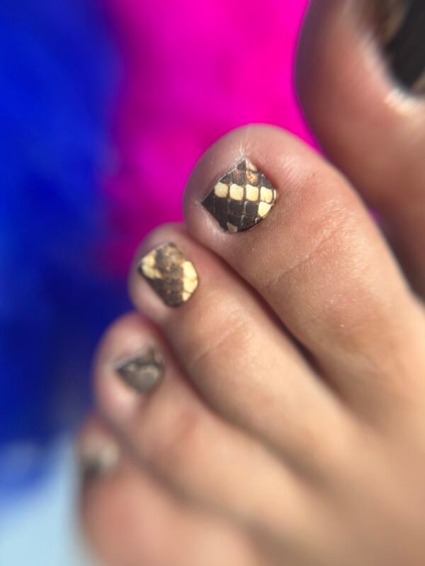 Αυτοκόλλητα wraps για pedicure No 549