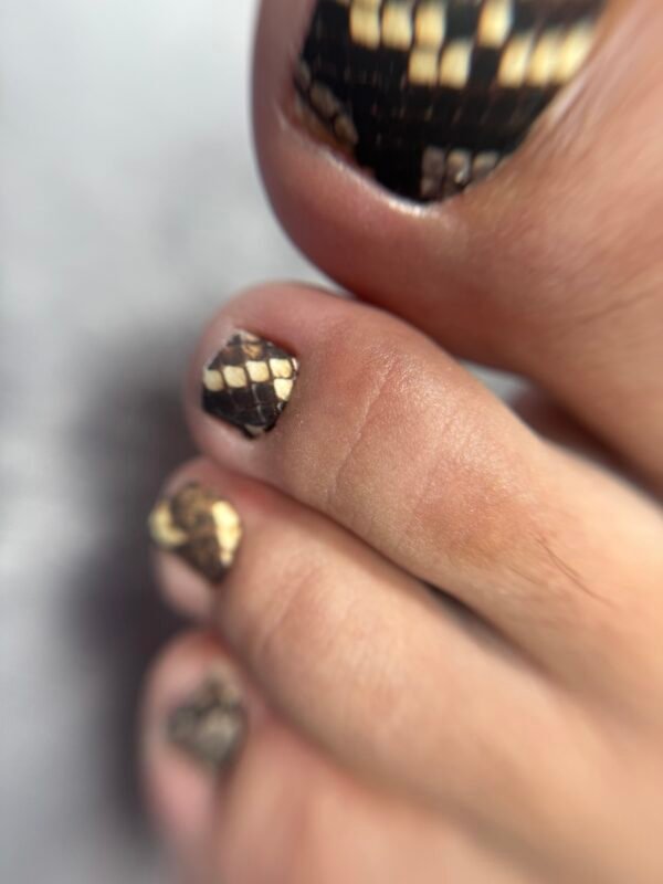 Αυτοκόλλητα wraps για pedicure No 549