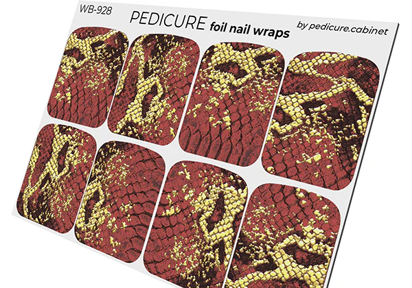 Αυτοκόλλητα wraps pedicure No928 Large