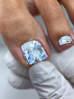 Αυτοκόλλητα wraps pedicure no567