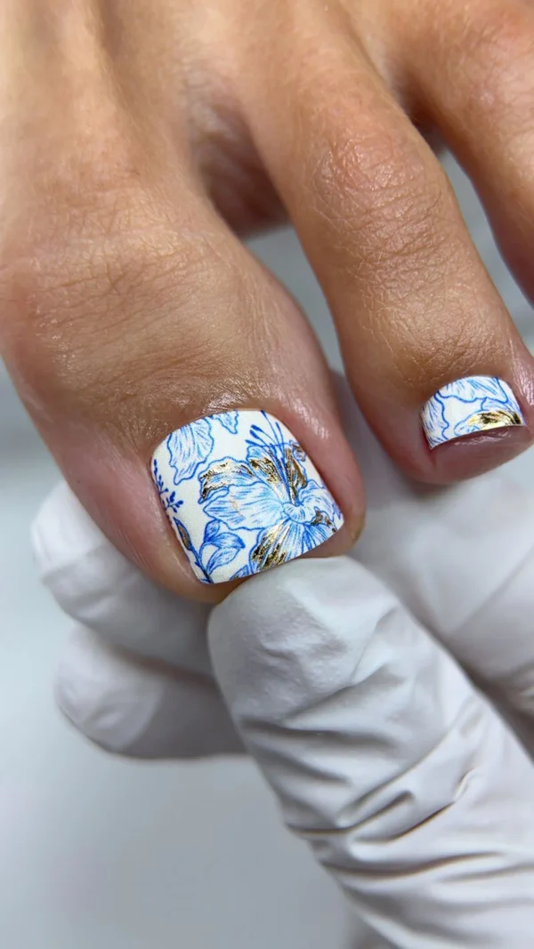 Αυτοκόλλητα wraps pedicure no567