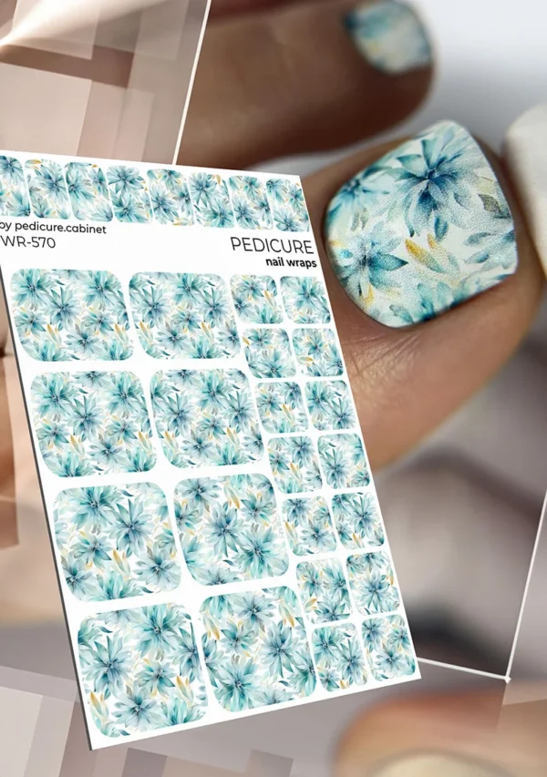 Αυτοκόλλητα wraps pedicure no570