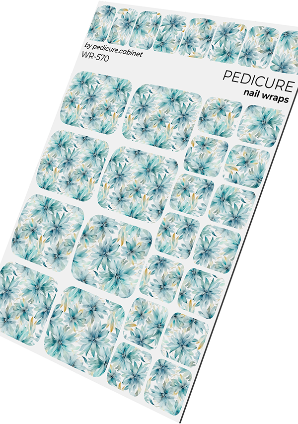 Αυτοκόλλητα wraps pedicure no570