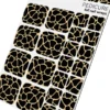 Αυτοκόλλητα wraps pedicure No624