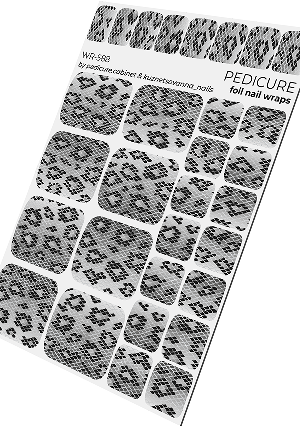 Αυτοκόλλητα wraps pedicure No588