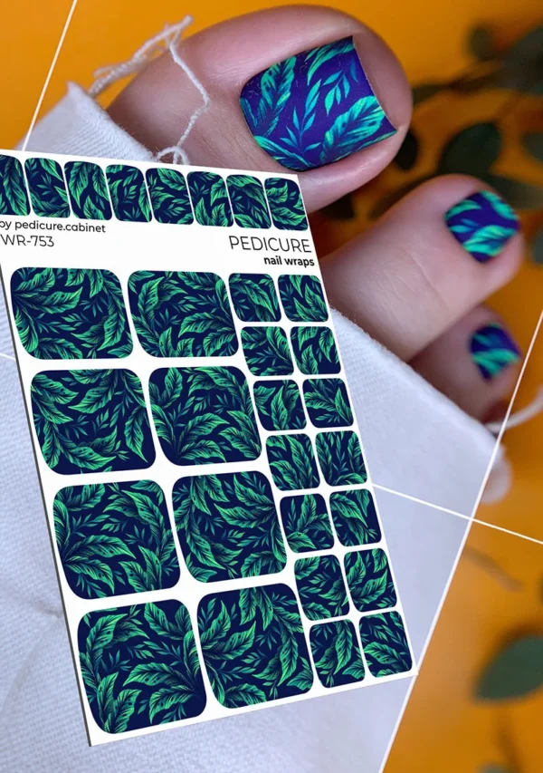 Αυτοκόλλητα wraps pedicure No753