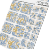 Αυτοκόλλητα wraps pedicure No612