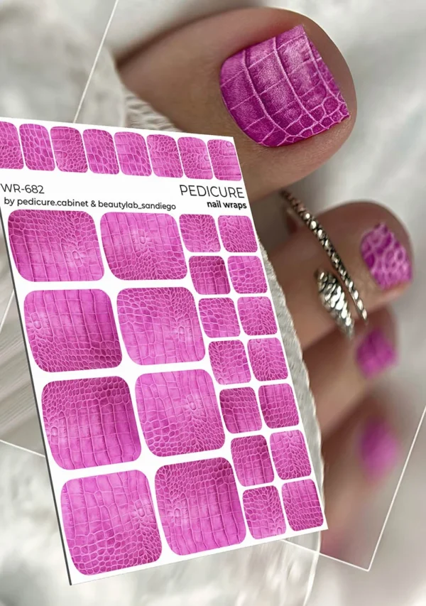 Αυτοκόλλητα wraps pedicure No682