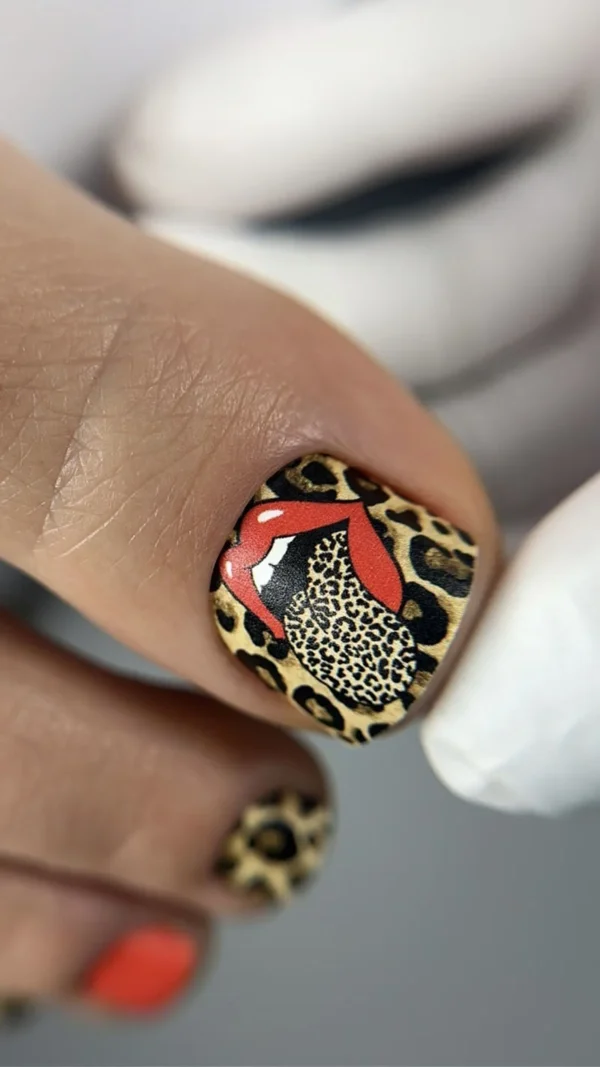 Αυτοκόλλητα wraps pedicure No688