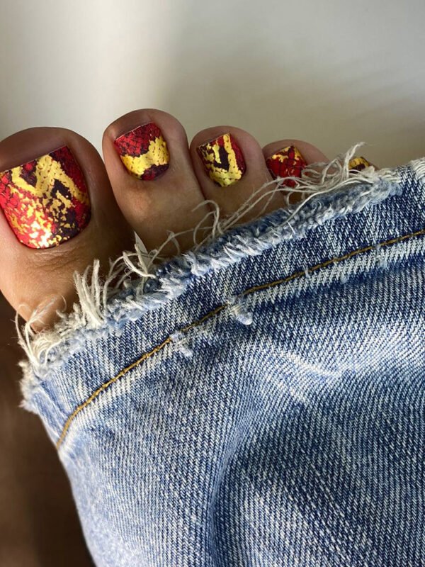 Αυτοκόλλητα wraps pedicure No929