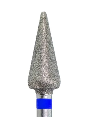 5.0 pedicure blue διαμαντόφρεζα με μπλε κρίκο ‘καρότο’ 5,0mm