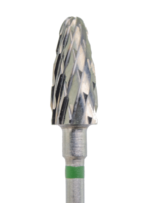 Φρέζα Καρβιδίου για αφαίρεση gel,Acrygel, ακρυλικού πράσινος κρίκος 6,0mm